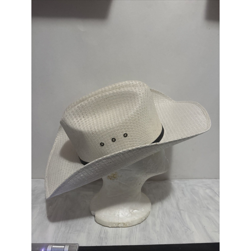 Western Express Cowboy Hat White Cattleman Fitted S/m